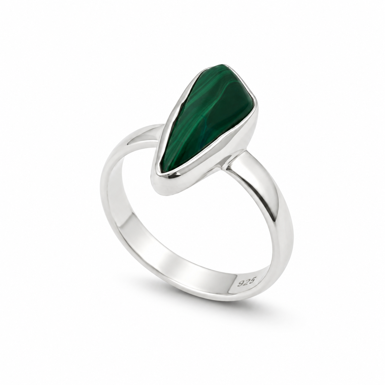 ARROWHEAD AGATE RING — ΔΑΧΤΥΛΙΔΙ ΑΣΗΜΙ 925 ΜΕ ΦΥΣΙΚΟ ΑΧΑΤΗ ΑΚΑΝΟΝΙΣΤΟ