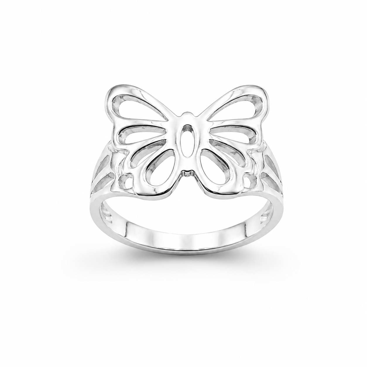 FILIGREE BUTTERFLY RING — ΔΑΧΤΥΛΙΔΙ ΑΣΗΜΙ 925 ΜΕ ΔΙΑΤΡΗΤΟ ΣΧΕΔΙΟ ΠΕΤΑΛΟΥΔΑΣ