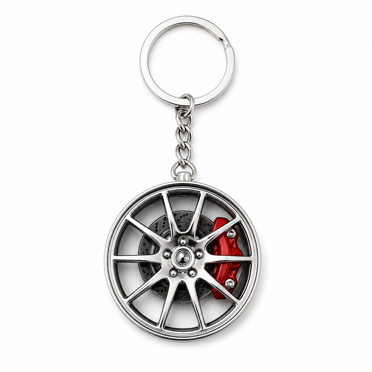 ALLOY WHEEL KEYCHAIN — ΜΠΡΕΛΟΚ ΖΑΝΤΑ ΑΥΤΟΚΙΝΗΤΟΥ ΜΕ ΔΙΣΚΟΦΡΕΝΟ