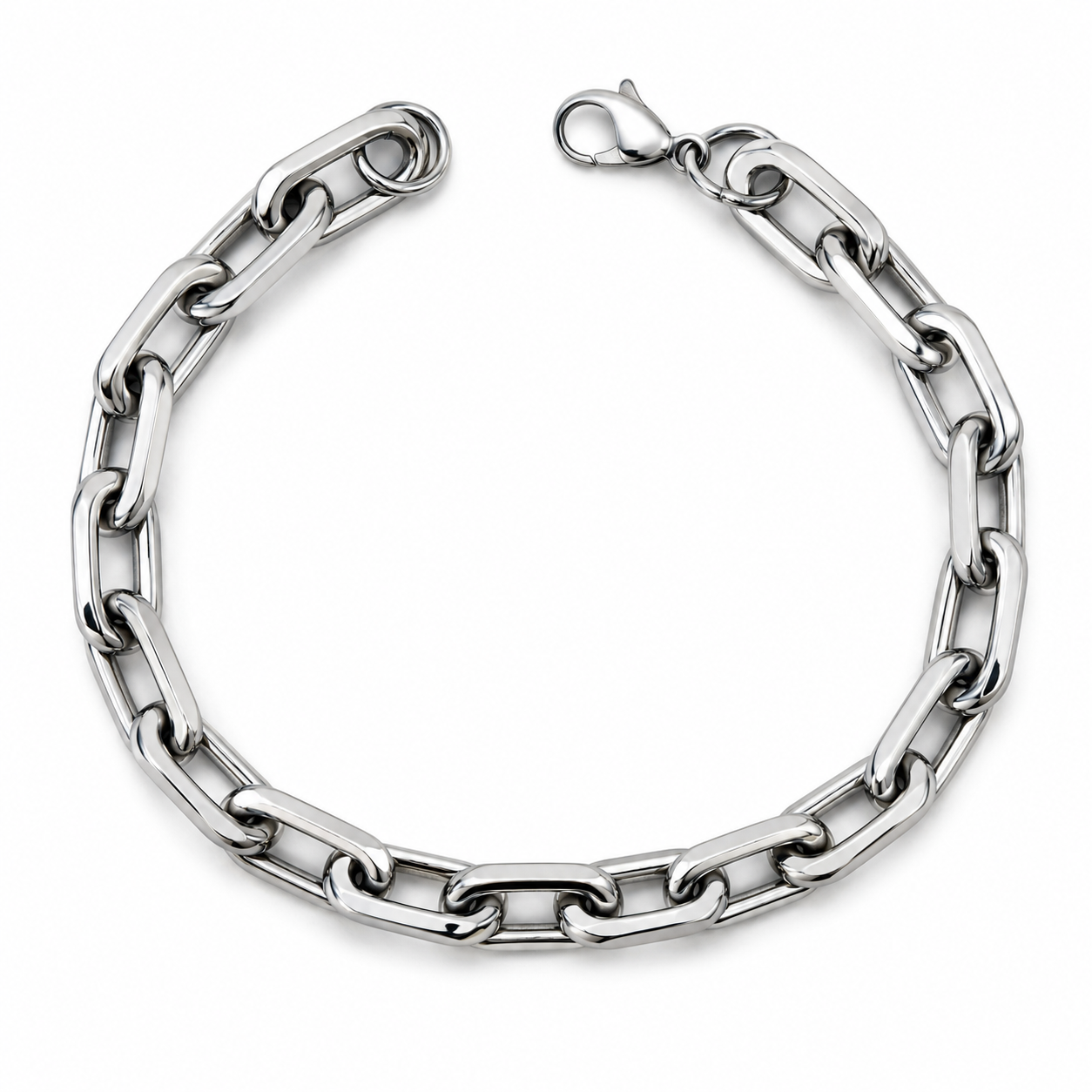 ANCHOR LINK CHAIN BRACELET — ΑΝΔΡΙΚΟ ΒΡΑΧΙΟΛΙ ΑΤΣΑΛΙ ANCHOR LINK ΧΟΝΤΡΟ