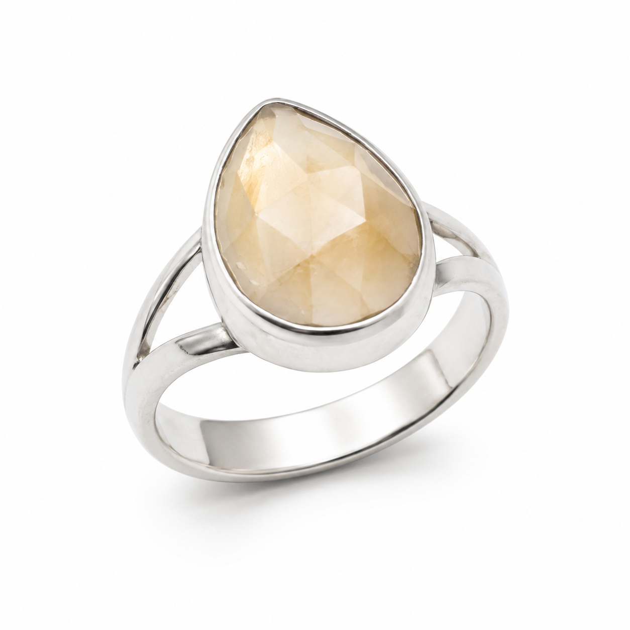 GOLDEN CARNELIAN — ΔΑΧΤΥΛΙΔΙ ΑΣΗΜΙ 925 ΜΕ ΚΟΡΝΕΟΛΗ