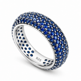 ΔΑΧΤΥΛΙΔΙ ETERNITY PAVE ΚΡΥΣΤΑΛΛΑ — ΑΣΗΜΙ 925
