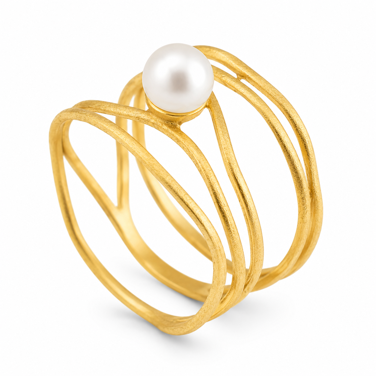 HARP & PEARL — ΧΕΙΡΟΠΟΙΗΤΟ ΔΑΧΤΥΛΙΔΙ ΜΕ ΦΥΣΙΚΟ ΜΑΡΓΑΡΙΤΑΡΙ