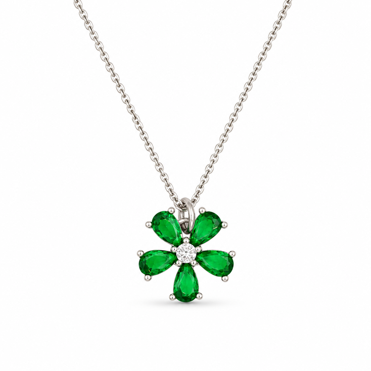 EMERALD BLOOM — ΚΟΛΙΕ ΛΟΥΛΟΥΔΙ ΜΕ ΠΡΑΣΙΝΑ ΖΙΡΓΚΟΝ