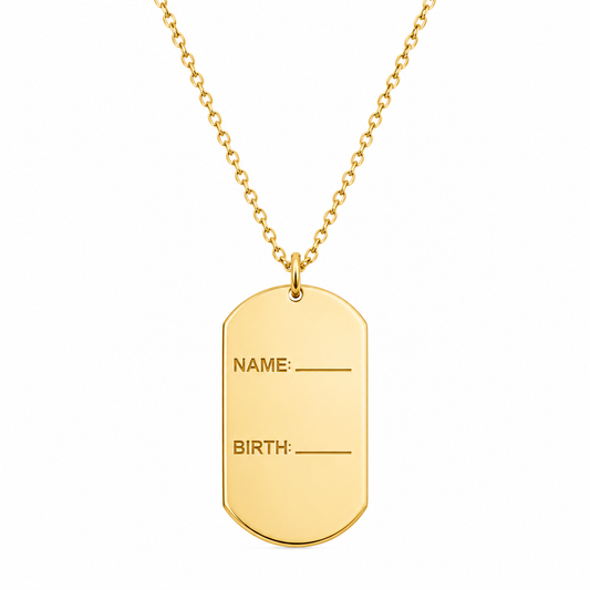 DOG TAG — ΚΟΛΙΕ ΤΑΥΤΟΤΗΤΑ ΜΕ ΧΑΡΑΞΗ LASER