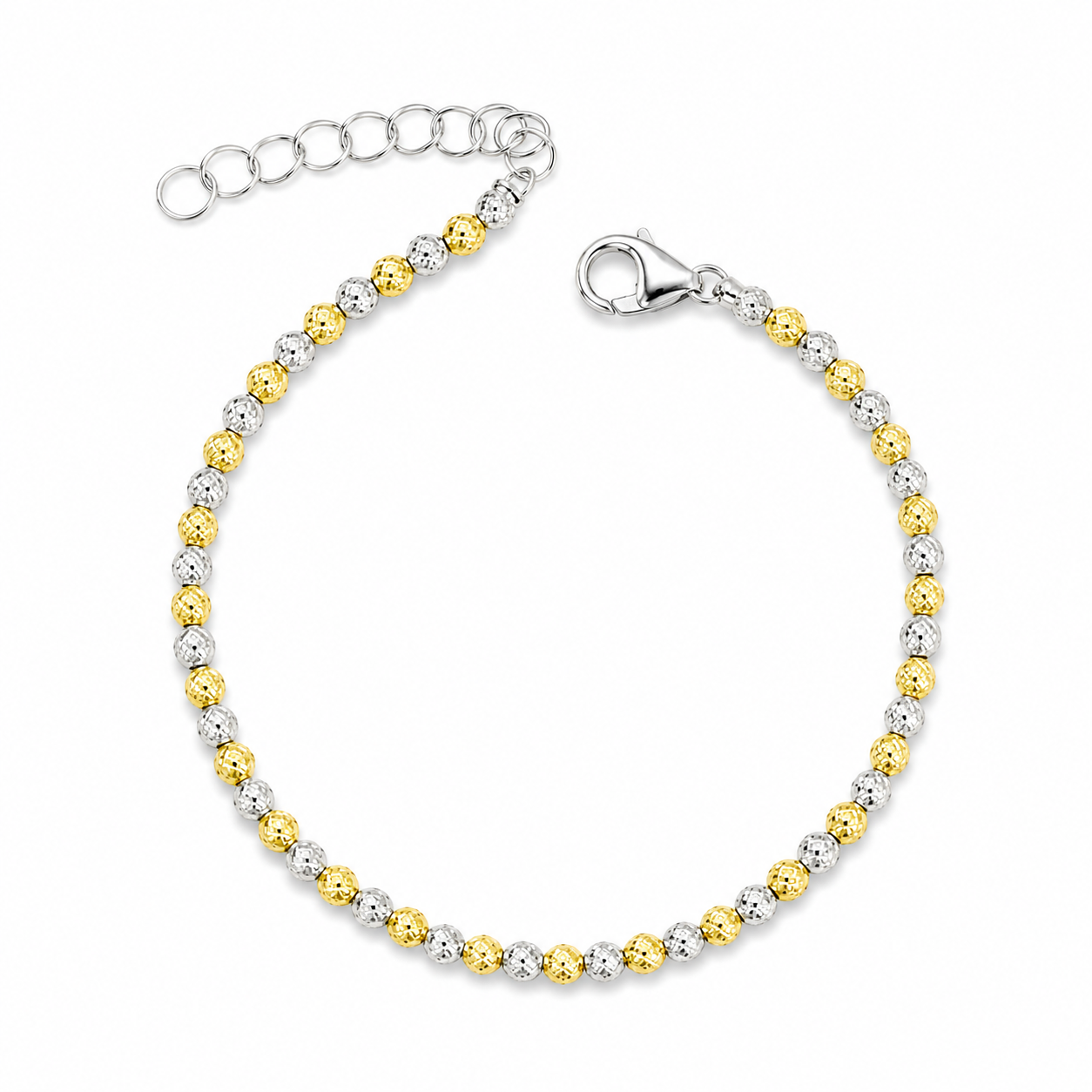 DIAMANTÉ — ΒΡΑΧΙΟΛΙ ΔΙΧΡΩΜΟ ΜΕ ΧΑΝΤΡΕΣ DIAMOND CUT
