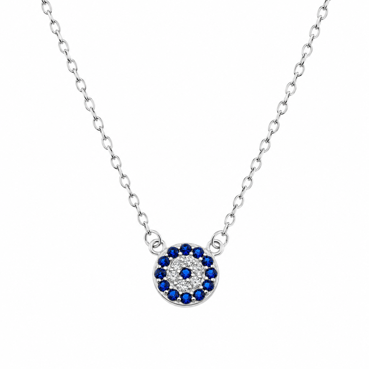 EVIL EYE — ΚΟΛΙΕ ΜΑΤΙ ΜΕ ΜΠΛΕ & ΛΕΥΚΑ ΖΙΡΓΚΟΝ