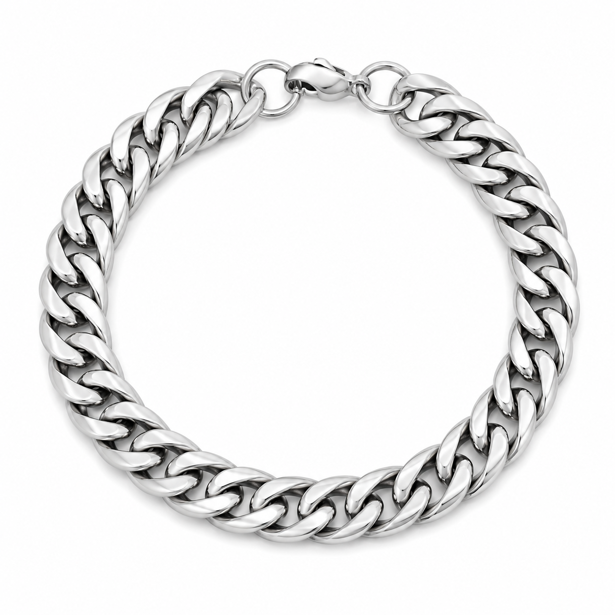 CUBAN FORCE — ΑΝΔΡΙΚΟ ΒΡΑΧΙΟΛΙ ΑΤΣΑΛΙ 316L CUBAN LINK