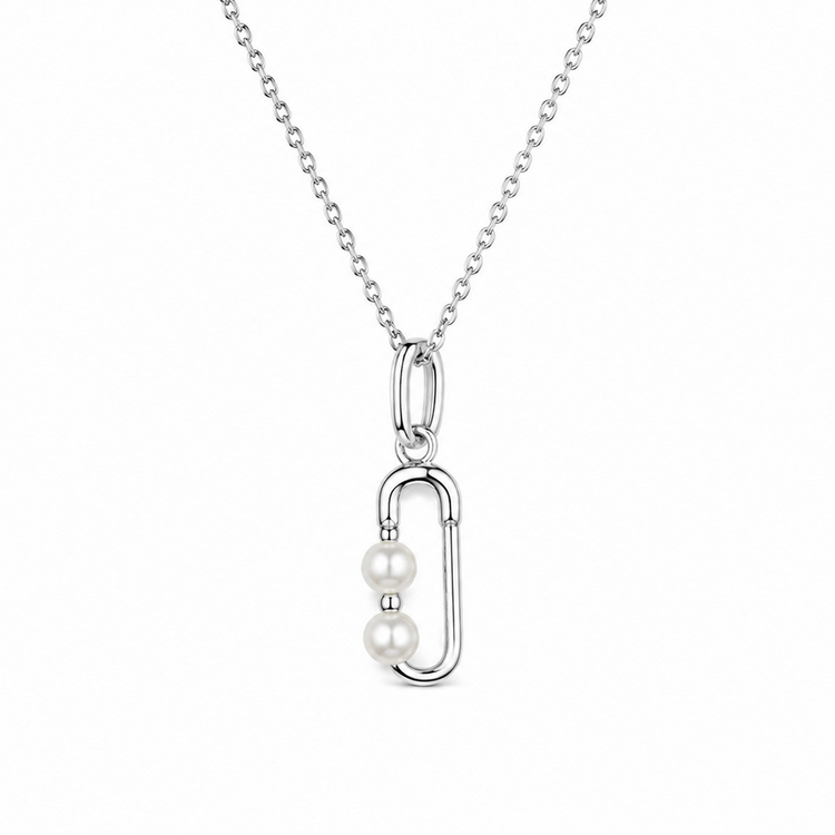 SAFETY PEARL — ΚΟΛΙΕ ΑΣΗΜΙ 925 ΠΑΡΑΜΑΝΑ ΦΥΣΙΚΑ ΜΑΡΓΑΡΙΤΑΡΙΑ