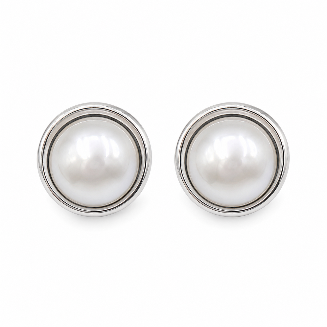 LUNA STUD — ΣΚΟΥΛΑΡΙΚΙΑ ΚΑΡΦΩΤΑ ΑΣΗΜΙ 925 ΜΕΓΑΛΟ ΜΑΡΓΑΡΙΤΑΡΙ
