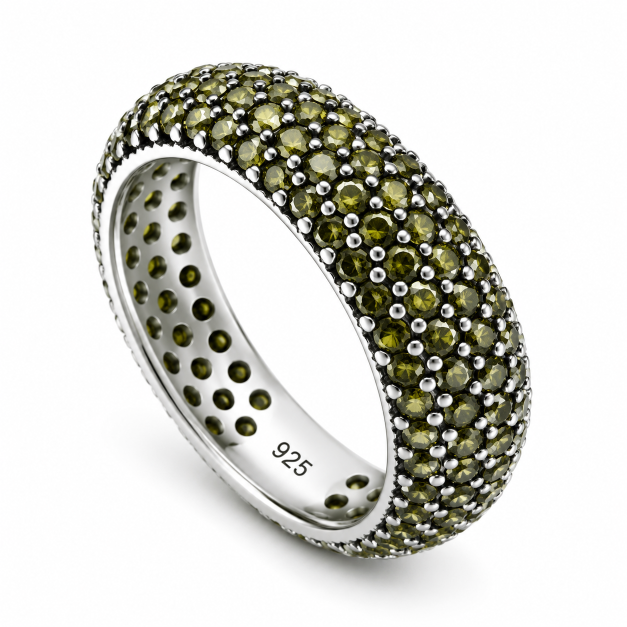 ΔΑΧΤΥΛΙΔΙ ETERNITY PAVE ΚΡΥΣΤΑΛΛΑ — ΑΣΗΜΙ 925