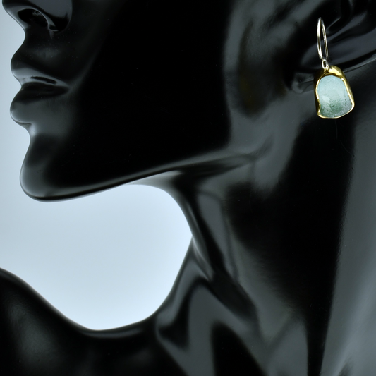 Handmade Aquamarine Earrings
