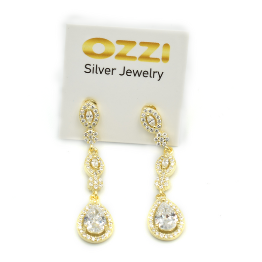 VALERINE — ΑΣΗΜΕΝΙΑ ΕΠΙΧΡΥΣΩΜΕΝΑ ΚΡΕΜΑΣΤΑ ΣΚΟΥΛΑΡΙΚΙΑ ΜΕ ΖΙΡΚΟΝ