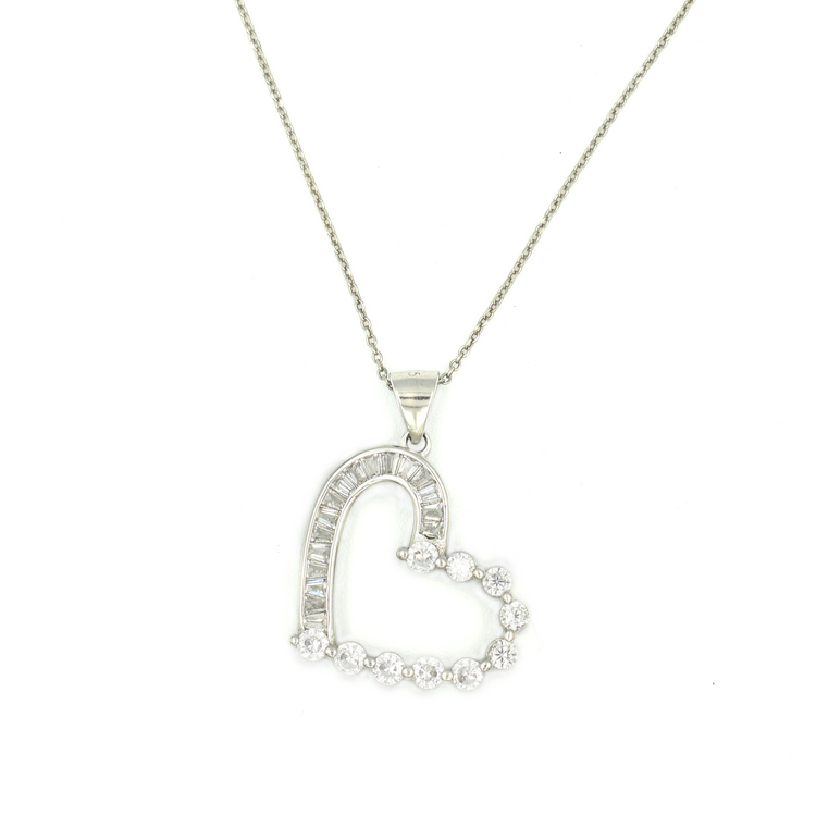 VIRELLE — ΑΣΗΜΕΝΙΟ ΚΟΛΙΕ ΚΑΡΔΙΑ ΜΕ ΛΑΜΠΕΡΑ ΖΙΡΚΟΝ