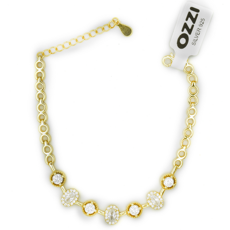 MAELIA – ΕΠΙΧΡΥΣΩΜΕΝΟ ΒΡΑΧΙΟΛΙ ΑΣΗΜΙ 925 ΜΕ ΖΙΡΓΚΟΝ