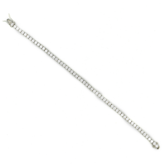 LUNEA – TENNIS ΒΡΑΧΙΟΛΙ ΜΕ ΖΙΡΚΟΝΙΑ ΣΕ ΑΣΗΜΙ 925