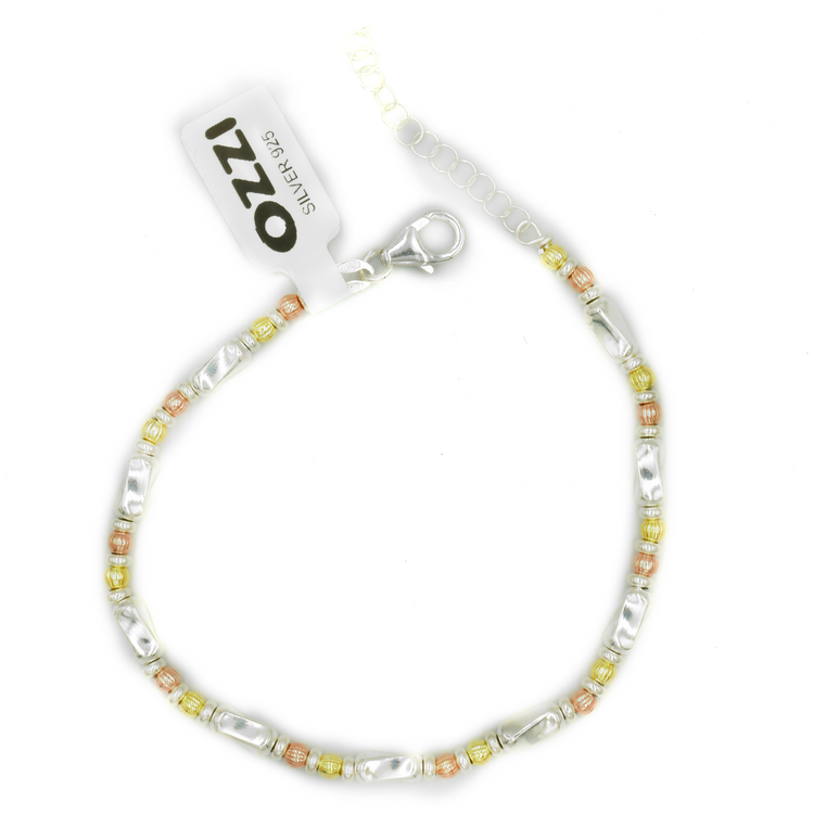 ARVIO – ΒΡΑΧΙΟΛΙ ΑΣΗΜΙ 925 ΤΡΙΧΡΩΜΟ