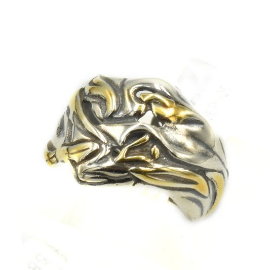 ORION — ΑΣΗΜΕΝΙΟ ΔΑΧΤΥΛΙΔΙ ΜΕ ΑΝΑΓΛΥΦΟ ΣΧΕΔΙΟ ΚΥΜΑΤΙΣΜΩΝ