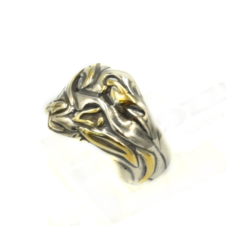 ORION — ΑΣΗΜΕΝΙΟ ΔΑΧΤΥΛΙΔΙ ΜΕ ΑΝΑΓΛΥΦΟ ΣΧΕΔΙΟ ΚΥΜΑΤΙΣΜΩΝ