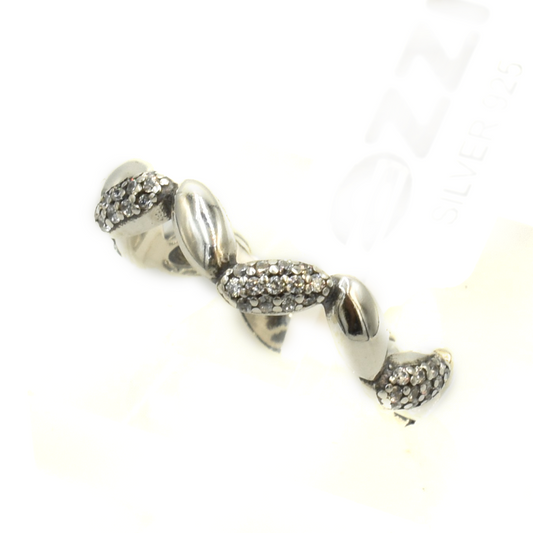 EVELYN — ΑΣΗΜΕΝΙΟ ΔΑΧΤΥΛΙΔΙ ΜΕ ΣΠΕΙΡΑ ΚΑΙ ΖΙΡΚΟΝ