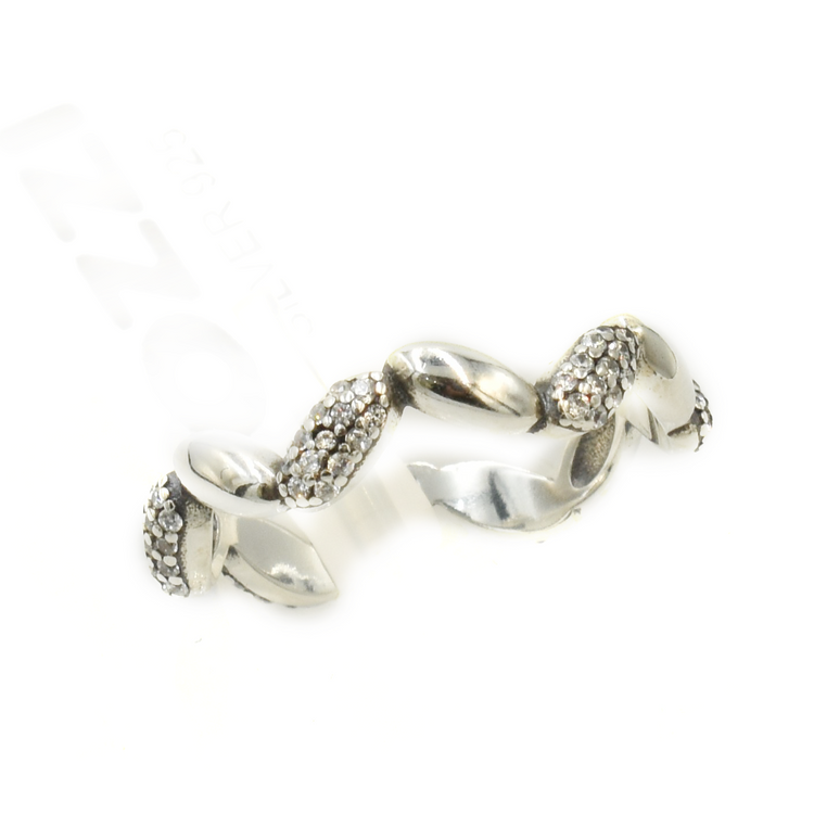 EVELYN — ΑΣΗΜΕΝΙΟ ΔΑΧΤΥΛΙΔΙ ΜΕ ΣΠΕΙΡΑ ΚΑΙ ΖΙΡΚΟΝ