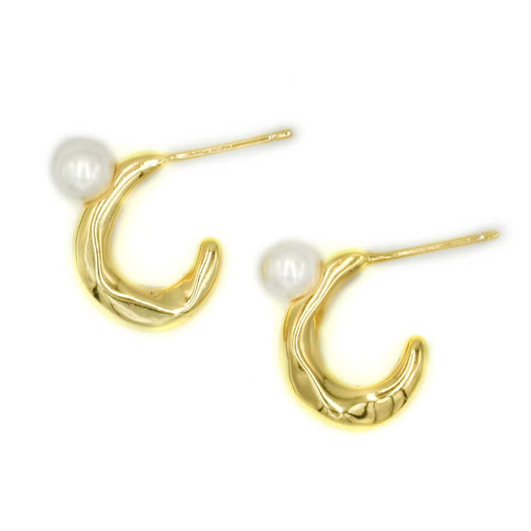 IVORA — ΧΡΥΣΑ ΣΚΟΥΛΑΡΙΚΙΑ ΜΕ ΜΑΡΓΑΡΙΤΑΡΙ ΑΠΟ ΑΣΗΜΙ 925