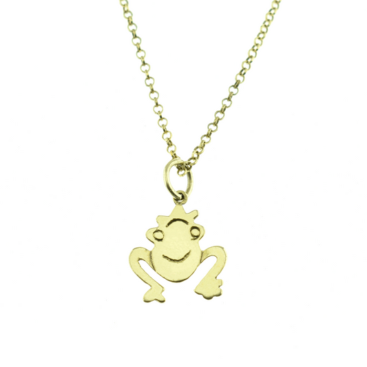 Silver 925 Frog Pendant