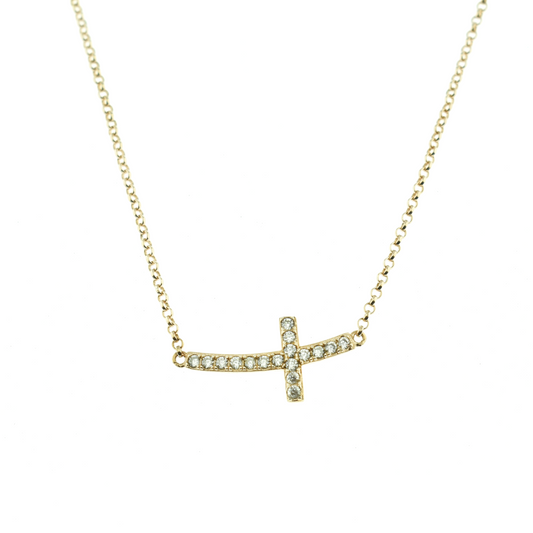 Silver 925 Cross Necklace