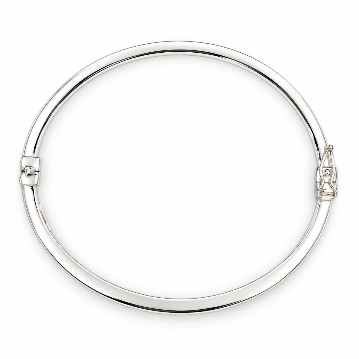 POLISHED FLAT BANGLE — ΒΡΑΧΙΟΛΙ ΑΣΗΜΙ 925 ΛΕΙΟ ΜΕ ΜΕΝΤΕΣΕ